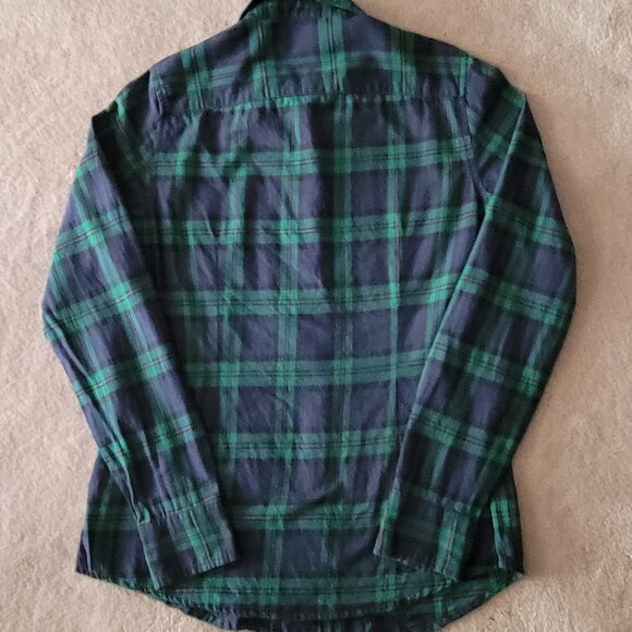 Tommy Hilfiger Plaid Flannel Button Down Shirt Women's Size S - Picture 7 of 10